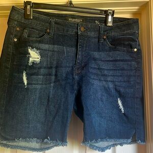 Liverpool denim shorts.  Size 12/31, in great shape.